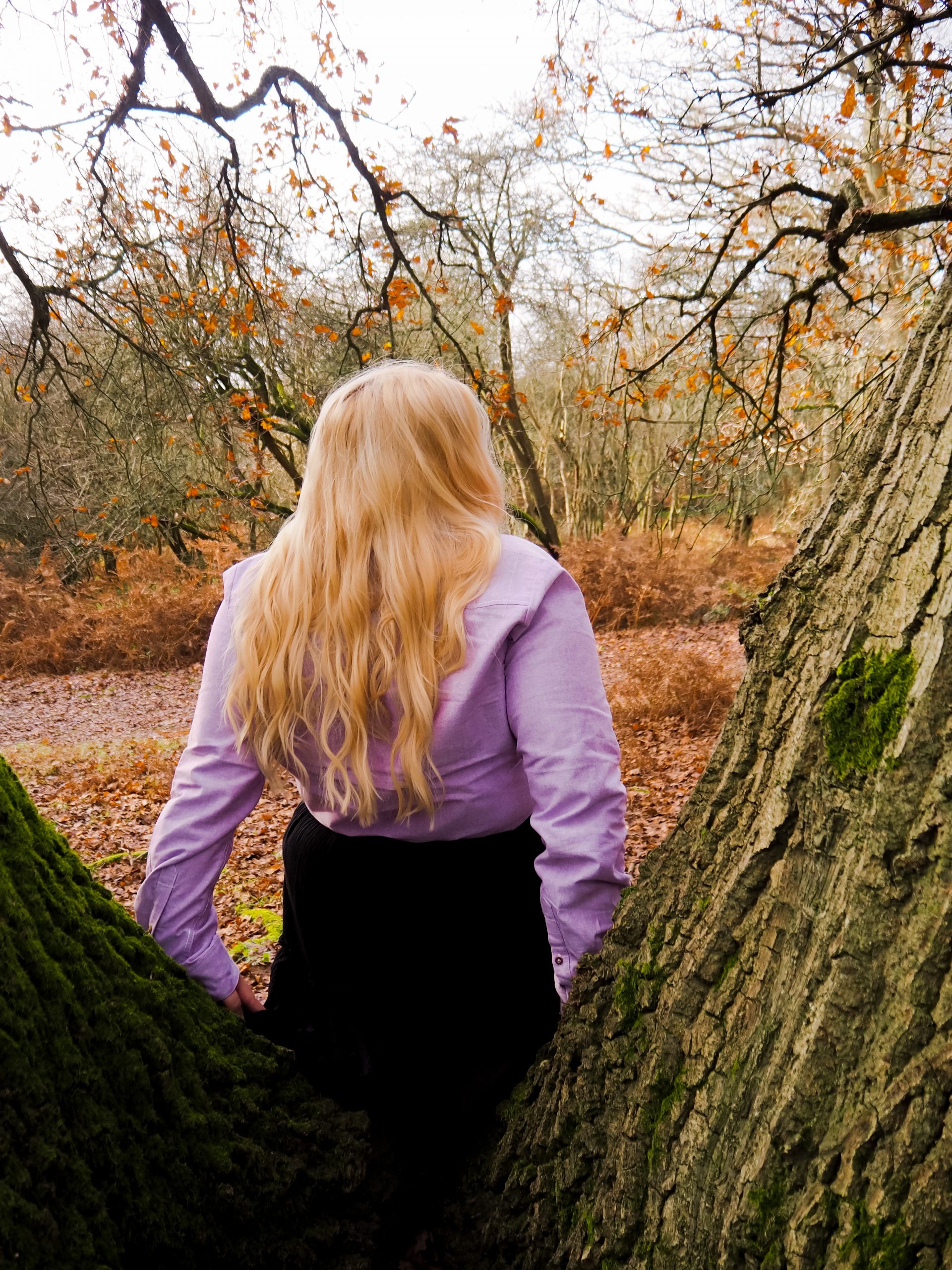 Little Blonde Blog x in Ashridge Forest In Lighthouse Clothing